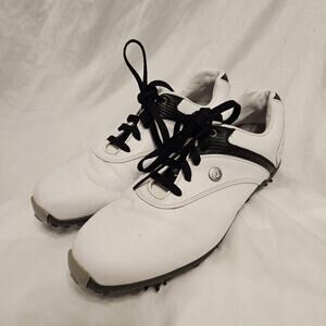 Footjoy LoPro Collection Women's White Soft Spike Golf Shoes Size 9M